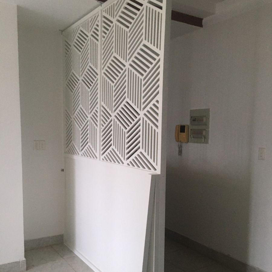 Vách ngăn phòng khách và bếp PK69