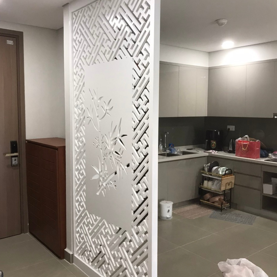 Vách ngăn phòng khách và bếp PK80