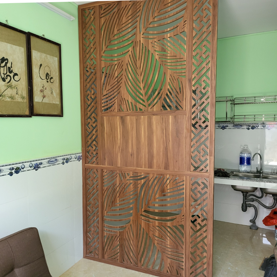 Vách ngăn phòng khách và bếp PK81