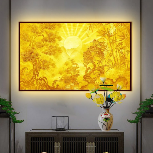  Đèn hào quang trúc chỉ chữ nhật DCN04 