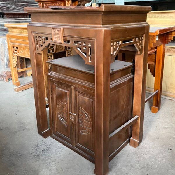  Bàn thờ đứng gỗ sồi kèm tủ GS05 