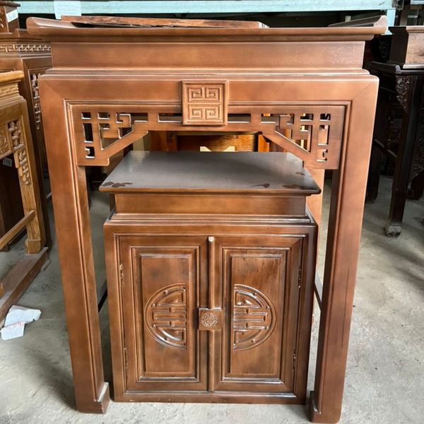  Bàn thờ đứng gỗ sồi kèm tủ GS05 