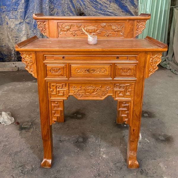  Bàn thờ gỗ tràm 2 tầng GT02 