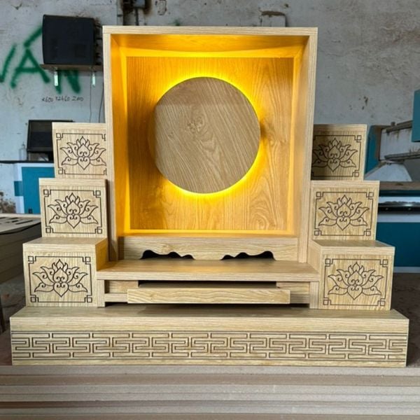  Bàn thờ ông địa - thần tài gỗ công nghiệp ODCN01 