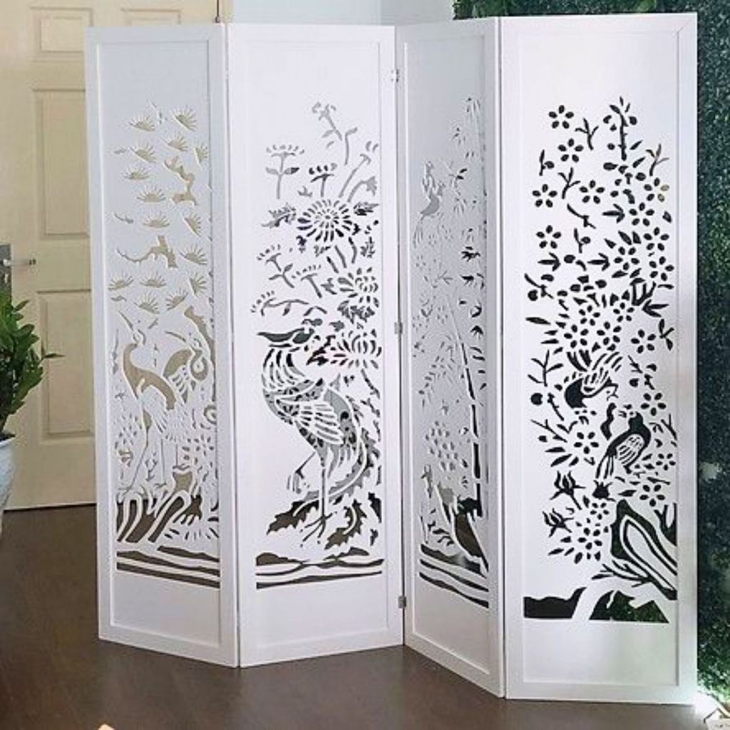 Bình phong tứ bình BP21