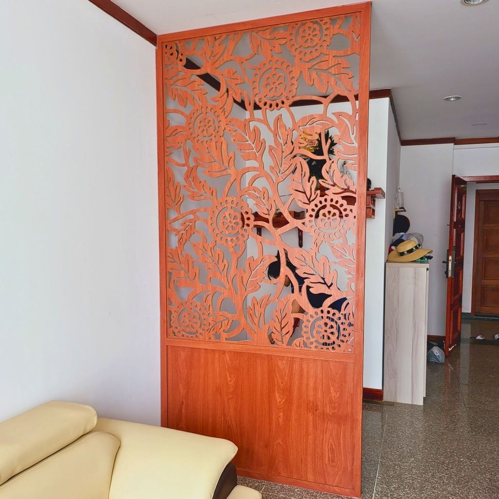 Vách ngăn phòng khách và bếp PK82