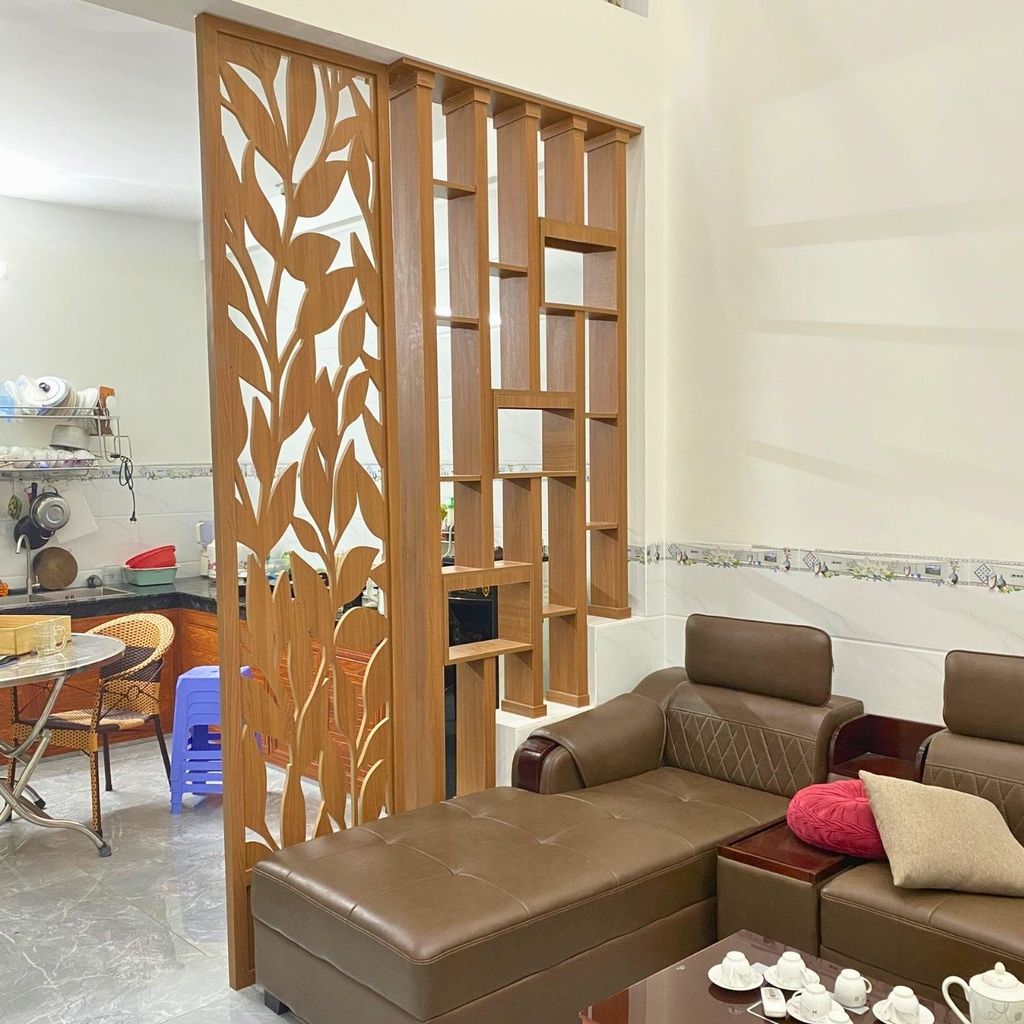 Lam gỗ trang trí phòng khách LG03