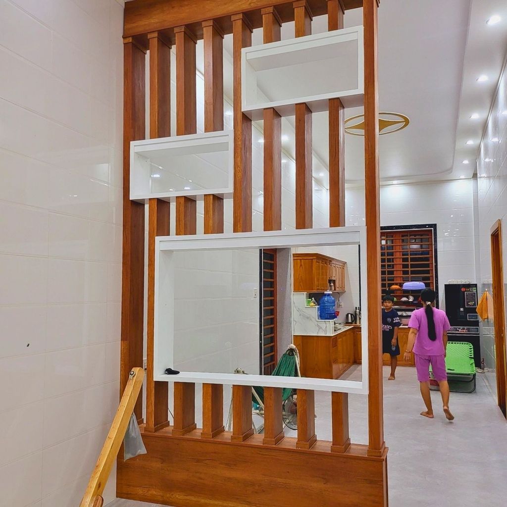 Lam gỗ phòng khách LG15