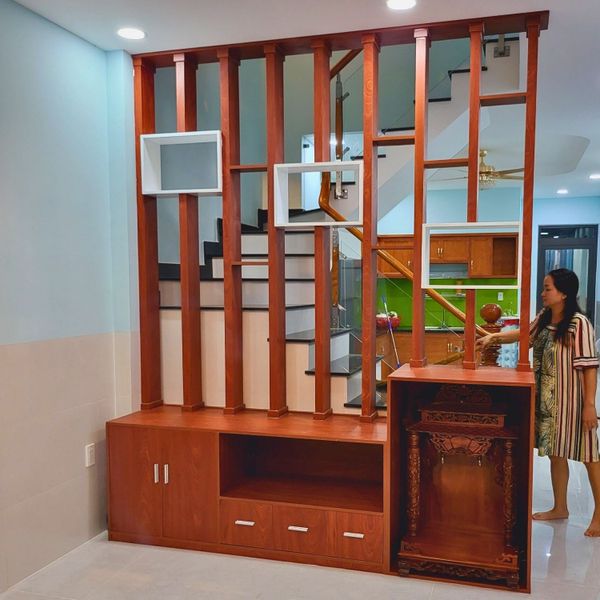  Lam gỗ phòng khách LG37 