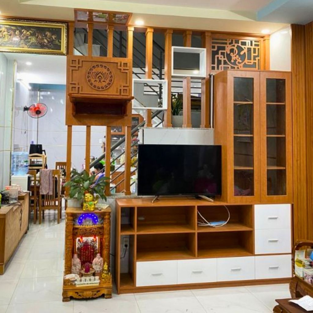 Vách cầu thang đẹp CT40