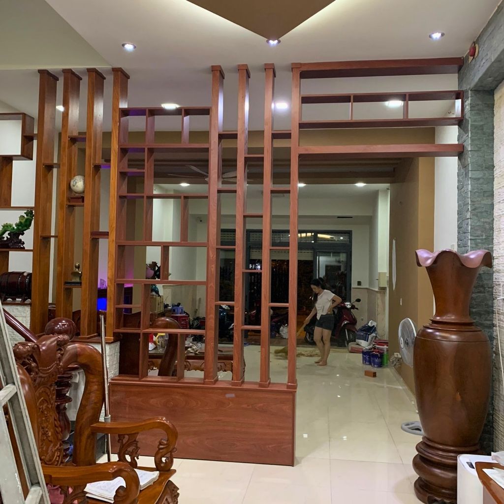 Vách cầu thang đẹp CT41