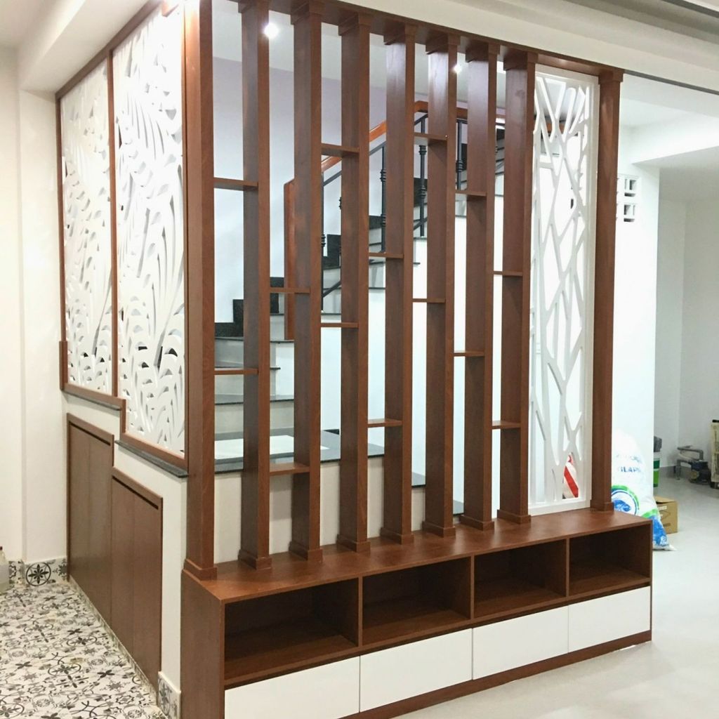 Vách cầu thang đẹp CT42