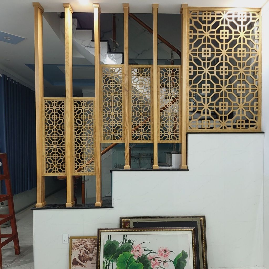 Vách ngăn phòng khách và bếp LCT42