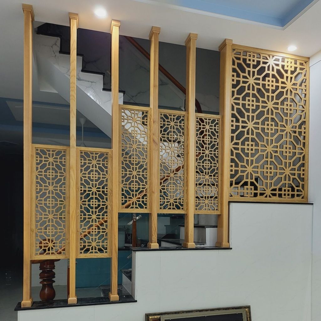 Vách ngăn phòng khách và bếp LCT42