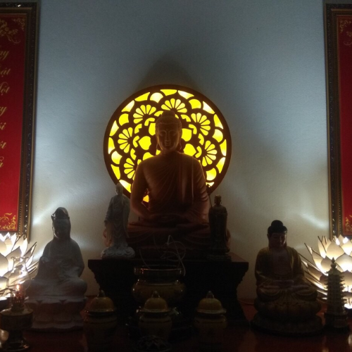  Đèn tranh chữ Vạn DT02 