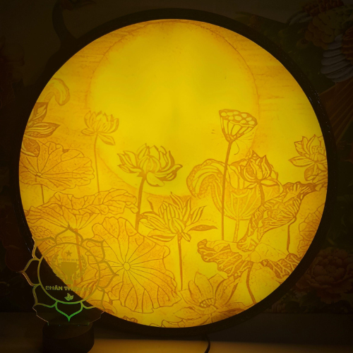  Đèn hào quang trúc chỉ hoa sen DT05 