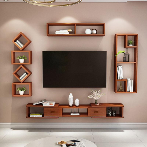  Kệ tivi phòng khách bằng gỗ TV08 