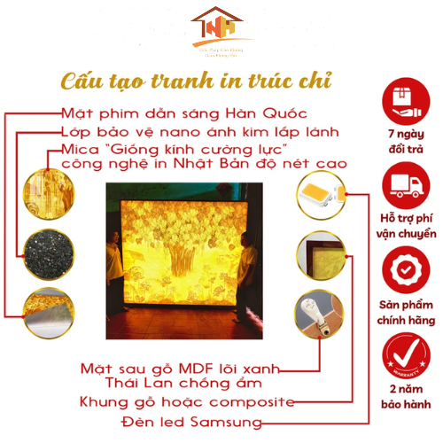 Đèn tranh treo Phật DCN18