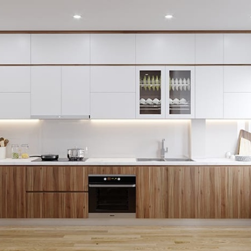  Tủ bếp 2 tầng đẹp TB16 