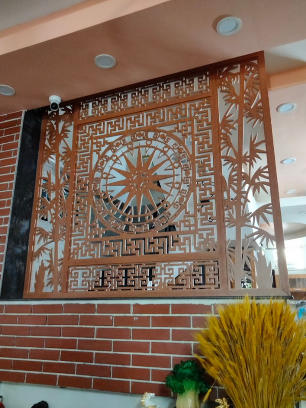 Vách bình phong ngăn phòng bếp PB12