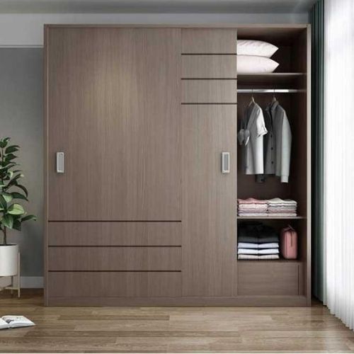  Tủ quần áo 2 cánh gỗ công nghiệp QA17 