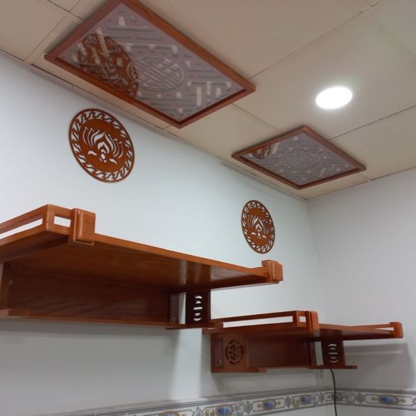  Bàn thờ treo tầng thờ Phật và gia tiên BT14 