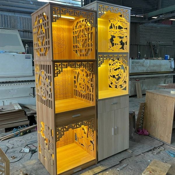  Tủ thờ kết hợp TTC09 