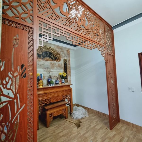 Vách cnc bàn thờ đẹp