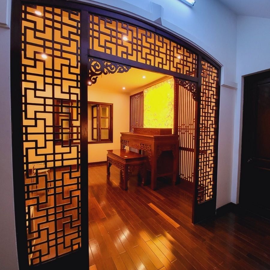 Vách phòng thờ HCM giá rẻ PT03