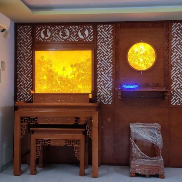 Vách cnc bàn thờ