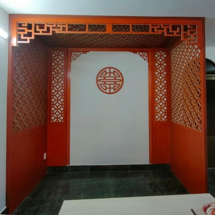 Vách ốp phòng thờ PT89