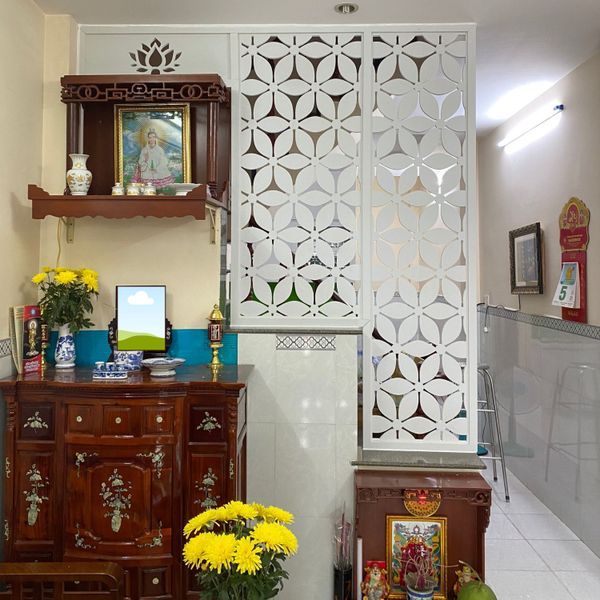  Mẫu vách ngăn cầu thang tam cấp CT16 