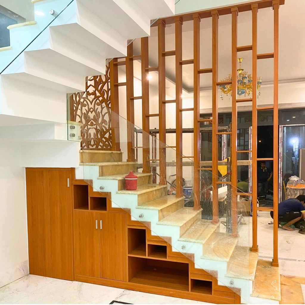 Vách ngăn phòng khách và bếp PK145