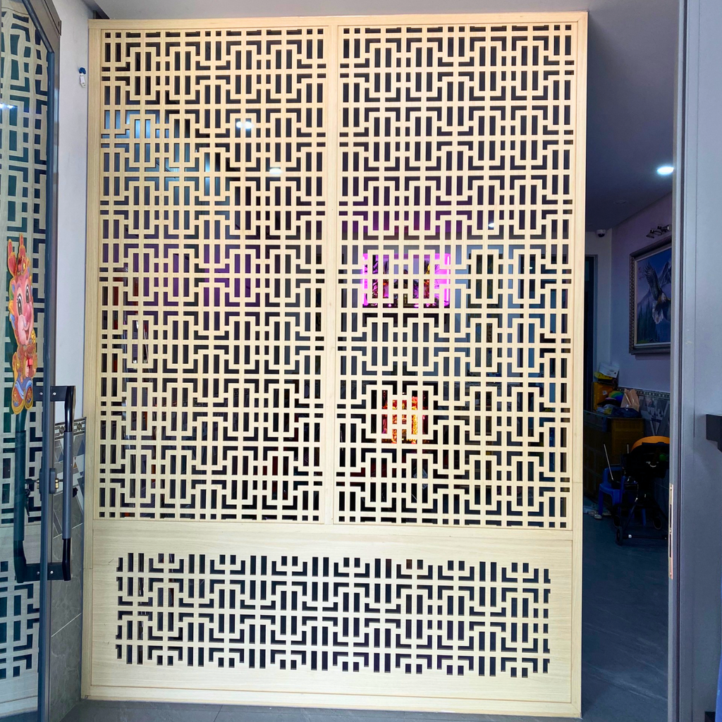 Mẫu vách ngăn phòng khách PK126