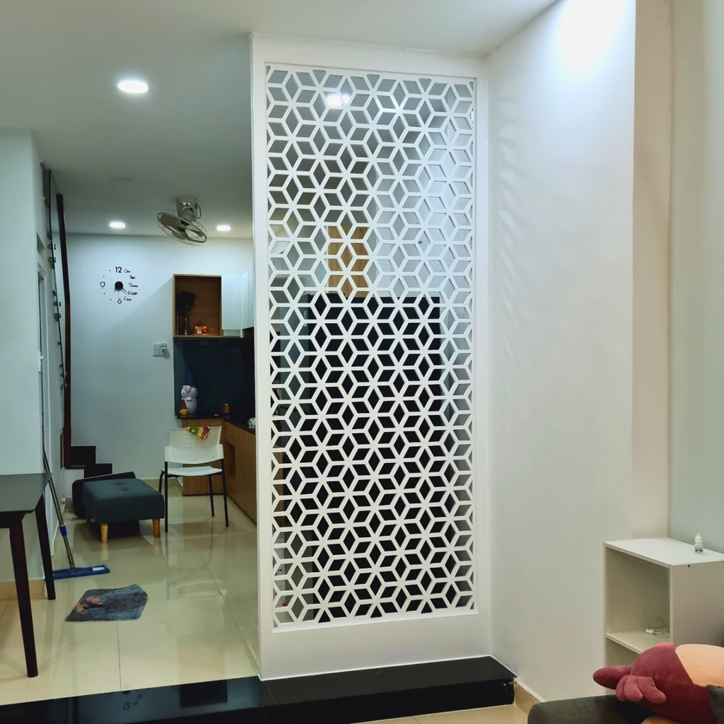 Vách phòng khách đơn giản PK42