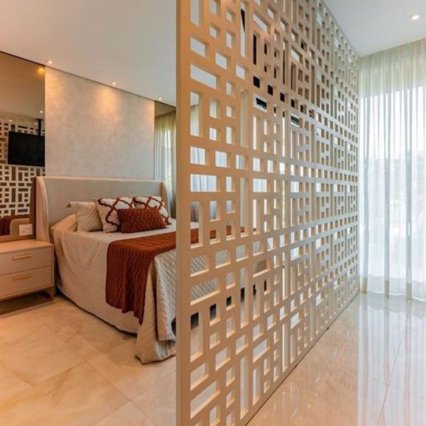  Vách ngăn phòng ngủ bằng nhựa PN34 