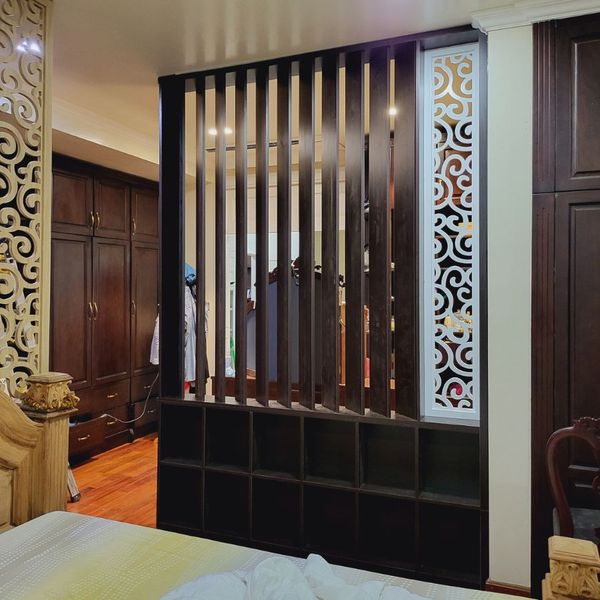  Vách ngăn phòng ngủ mang tính thẩm mỹ cao PN16 