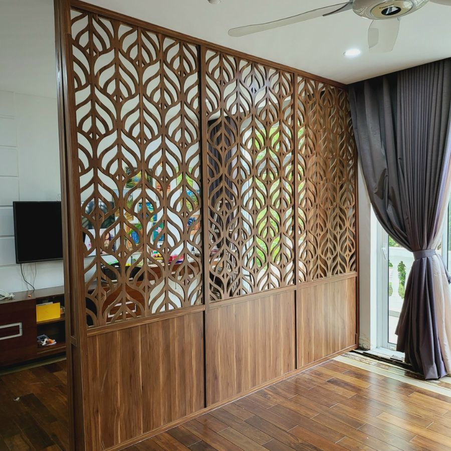 Vách ngăn phòng ngủ tinh tế PN18
