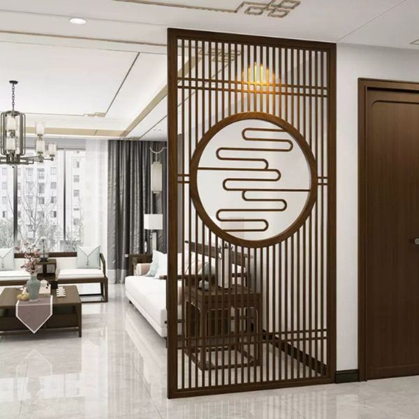  Vách ngăn phòng ngủ gỗ đẹp PN09 