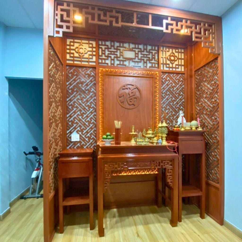 CNC Vách ngăn phòng thờ PT177