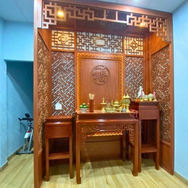  CNC Vách ngăn phòng thờ PT177 