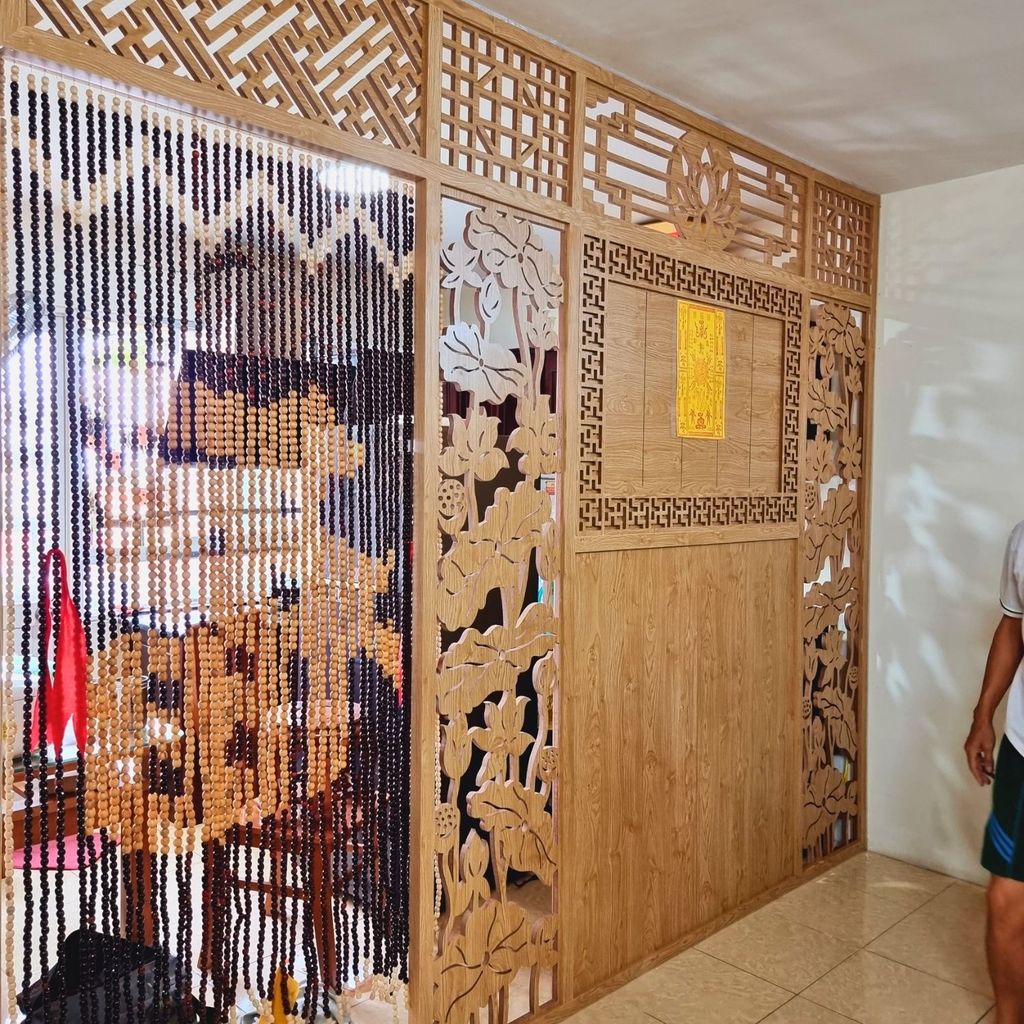 Vách ngăn phòng thờ PT180