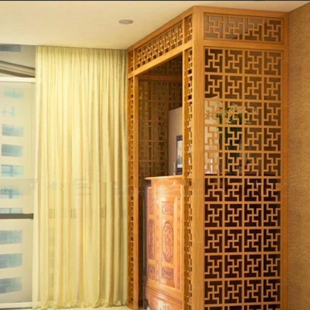 Vách ngăn phòng thờ PT184