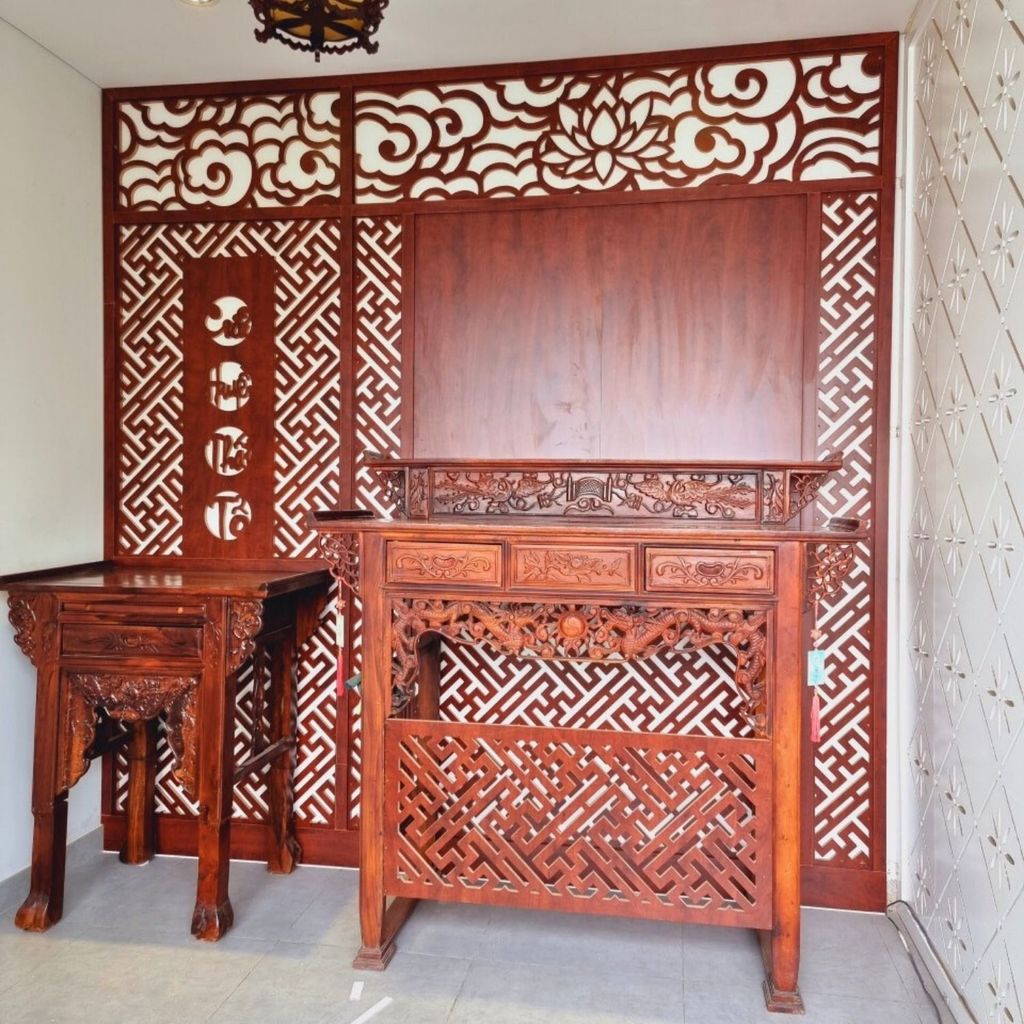 Vách ngăn phòng thờ PT188