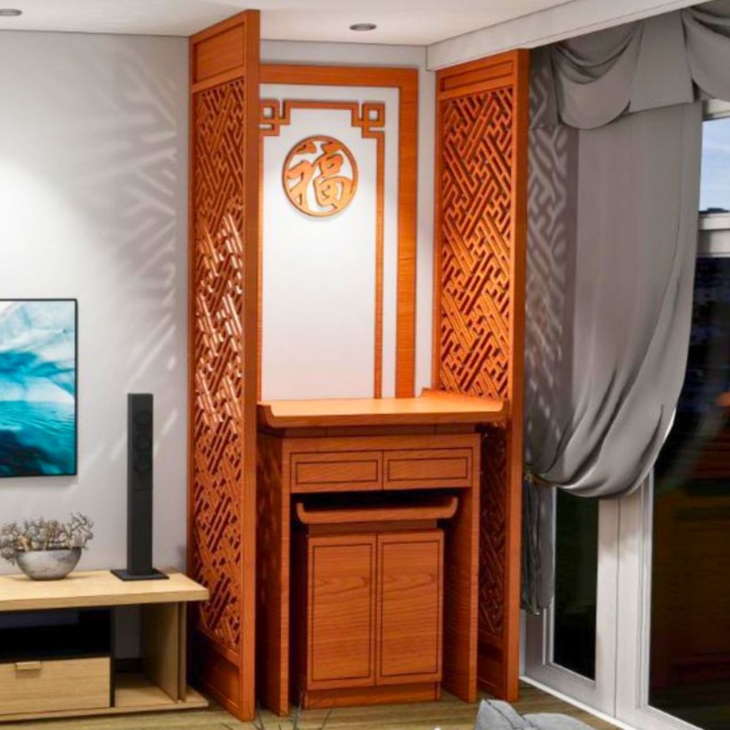 Vách ngăn bàn thờ PT157