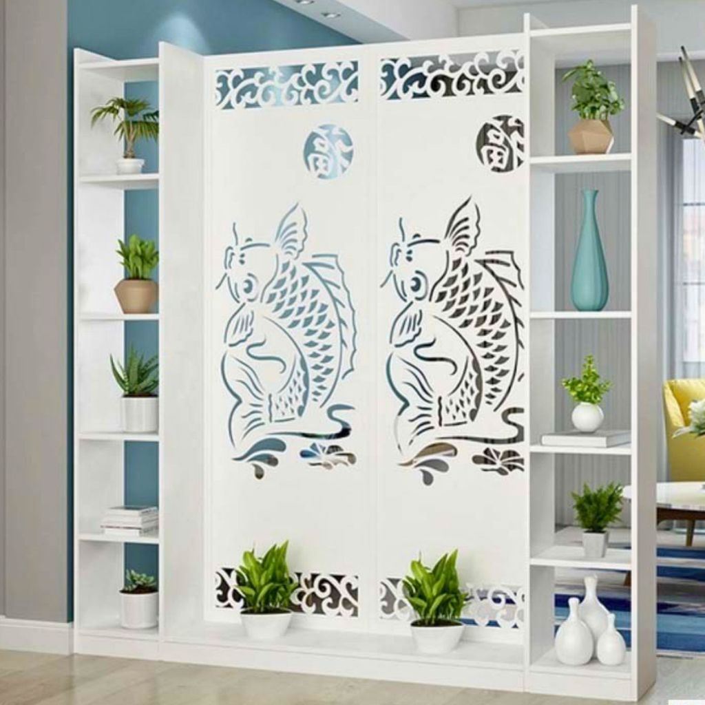 Kệ trang trí phòng khách TK43