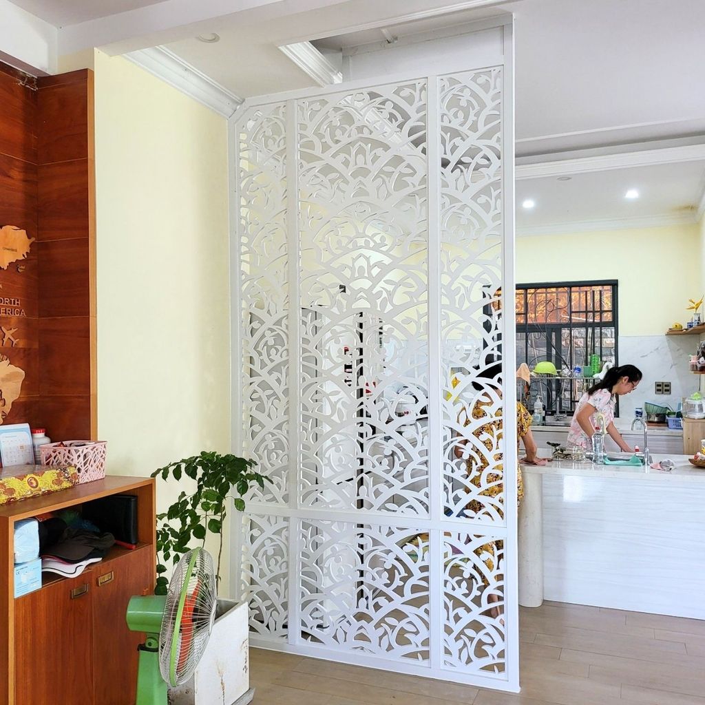Thiết kế vách phòng khách PK53