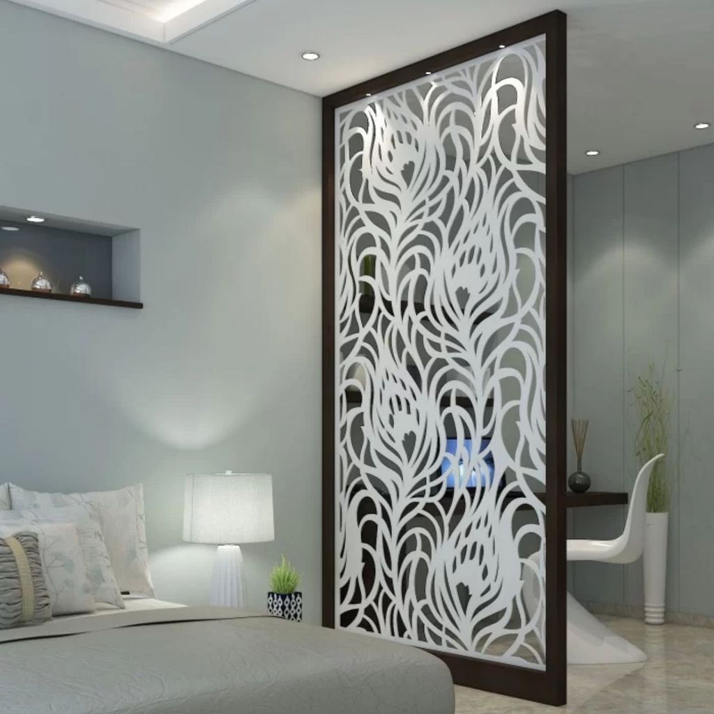 Vách cnc phòng khách nhà phố PK03