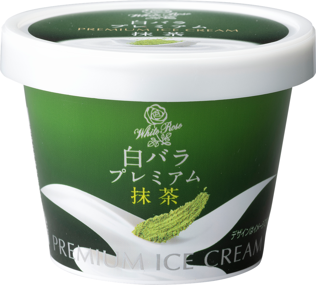 Kem Matcha Hoa Hồng Trắng Cao Cấp「白バラプレミアム」