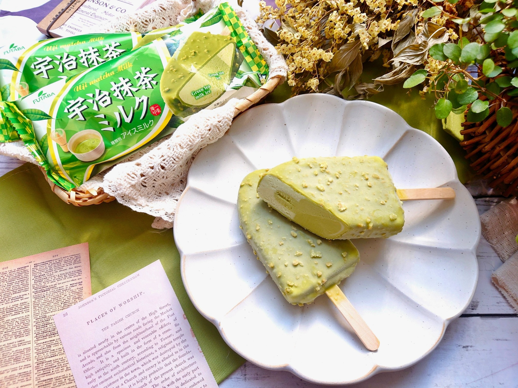 Kem Trà Sữa Matcha「宇治抹茶ミルク(フタバ)」